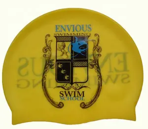 Logo Printing Silicone Swimming Cap With Best Price