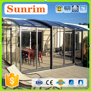 100% UV Prevenir Custom PC Techo Retráctil Restaurante Terraza Acristalada <span class=keywords><strong>Patio</strong></span> Recinto - Product Image 6