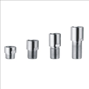 1'' 1.5'' 2'' 2.5'' Inch SS304 Stainless Steel MS Iron Chrome Polish Cp Connection Extension Hex Nipple - Product Image 1