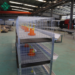 Prezzo di fabbrica per il tipo <span class=keywords><strong>H</strong></span> 4 strati 80 uccelli broiler allevatore gabbia - Product Image 3