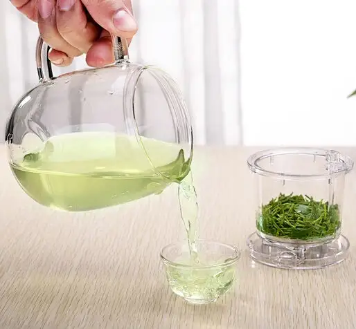 600 ML Large Capacity Personal Office Home Tea Kettle Glass Tea