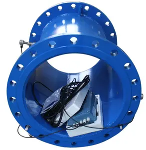 DN700 pipe type Ultrasonic flow meter for liquid carbon steel material