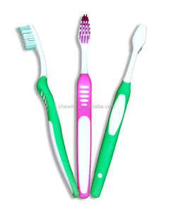 Cepillo de Dientes de Nailon Suave para Adultos con Punta Potente, Cabezal Redondo de 39 Mechones, 19 cm de Longitud, Empuñadura de Goma Suave Recubierta de Goma, Hecho en China para Uso Doméstico - Product Image 2