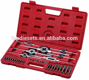 35 unids con herramientas manuales HSS Tap Die Set con ajustable <span class=keywords><strong>giramachos</strong></span> - Product Image 1