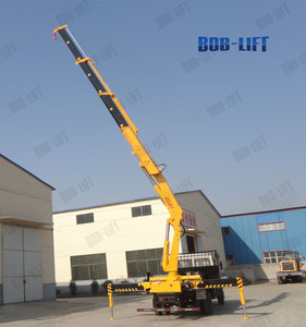 10 طن 3 أقسام <span class=keywords><strong>15m</strong></span> ذراع زراع صيني شاحنة حمل رافعة متنقلة - Product Image 3