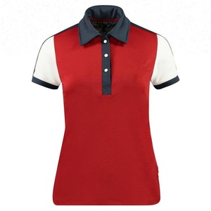 Abbigliamento da Equitazione Femminile con Ricamo di Marca, <span class=keywords><strong>Polo</strong></span> da Equitazione in Rete Traspirante a 2 Colori - Product Image 3