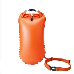 Mochila impermeable de PVC para natación, Kayak, Rafting, Camping, senderismo, bolsa de flotación inflable, salvavidas