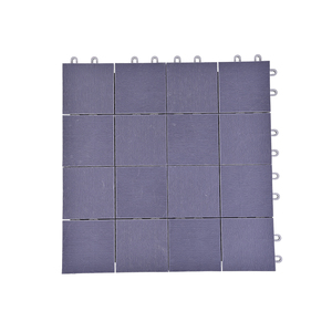 PP + TPE Soft Wood Grain Interlocking Thể Thao Flooring Cao Su, Sân Bóng Rổ Tổng Hợp Ngoài Trời Cao Su Flooring Tile - Product Image 6