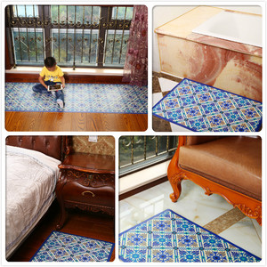 Antideslizante de PVC <span class=keywords><strong>Barcelona</strong></span> de impresión retardante de fuego al aire libre vinilo alfombra - Product Image 5