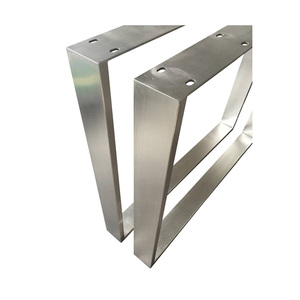 Popular <strong>Square</strong> <strong>Table</strong> Leg Brushed Stainless Steel Leg <strong>Coffee</strong> Dining <strong>Table</strong> - Product Image 4