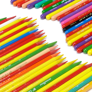 <span class=keywords><strong>Crayons</strong></span> <span class=keywords><strong>de</strong></span> <span class=keywords><strong>cire</strong></span> colorés LEADUR SUPER pour dessin et peinture, noirs, ronds, 12/18/24/36 couleurs - Product Image 4