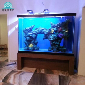 China Fabrikant Moderne Zee Ster Vis Tank Custom Rechthoek Groothandel Glazen Aquaria - Product Image 6