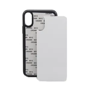 plus 7 pro caja de metal Suppliers-Funda de teléfono de silicona vacía, cubierta trasera con impresión por sublimación 2D para iPhone 13 Mini Pro Max