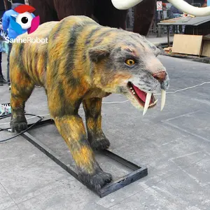 Amusement Park Attraction Large Prehistoric Artifical Animatronic Animal Model