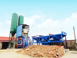 Best Selling JIANXIN HZS75 Ready Mixed Concrete Batching Plant