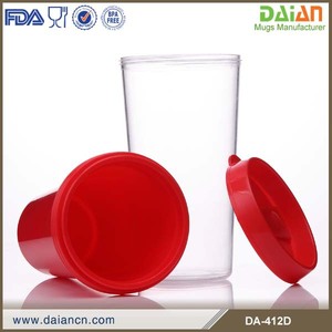 Vaso plástico de double pisos con tarjeta de papel y <span class=keywords><strong>se</strong></span> <span class=keywords><strong>pueden</strong></span> <span class=keywords><strong>cambiar</strong></span> - Product Image 5