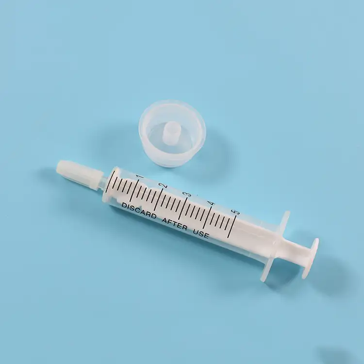 Chinese factory disposable oral syringe 5ml sterile baby oral syringe