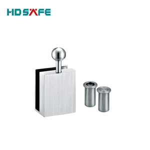 Loquet en acier inoxydable pour <span class=keywords><strong>porte</strong></span> coulissante en verre, serrure de <span class=keywords><strong>sol</strong></span> pour <span class=keywords><strong>porte</strong></span> en verre en Chine - Product Image 2