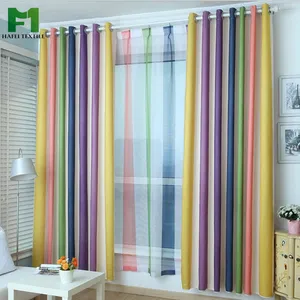彩虹设计批发流行的彩色遮光窗帘