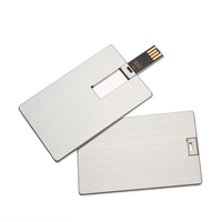 Flashdisk Kartu Kredit Warna-warni USB Pen Drive 8GB 16GB 32GB 64GB USB2.0 3.0 USB Stick