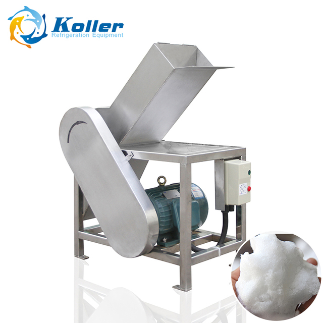 SUS304 Material Block Ice Crusher Machine with Long Service Life Ice Powder Crusher for Industrial Use Crushed Ice Machine