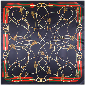 <strong>Scarves</strong> <strong>for</strong> <strong>Women</strong> Fashion Striped Print Silk Satin Chiffon <strong>Scarf</strong> 90cm Luxury Brand Design Square Shawls Muslim Hijab Scarfs - Product Image 3