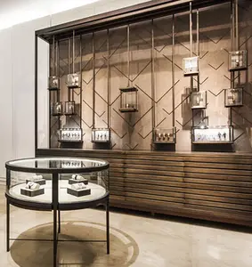 壁挂式手表展示盒手表商店设计家具店手表和珠宝