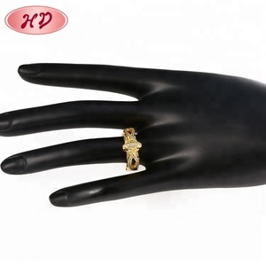 Ultimi Disegni Anello In Oro Placcato Oro di Nozze Anelli Di Fidanzamento - Product Image 6