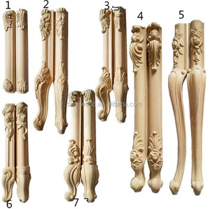 Chân Bàn Gỗ Chạm Khắc Gỗ Chân Đồ Nội Thất Nhà Máy Trung Quốc Chân Bàn Gỗ - Product Image 1