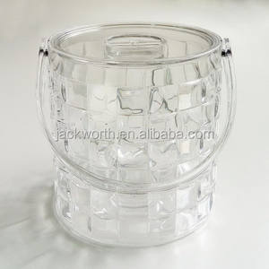 ถังน้ำแข็งอะคริลิคสำหรับแชมเปญและไวน์ ดีไซน์รูปทรงก้อนน้ำแข็ง - Product Image 5