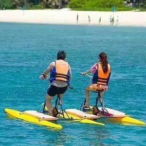 Pontons gonflables en PVC pour sports nautiques, bouée pour vélo aquatique, équipement de vélo à pédales pour la navigation en mer - Product Image 3