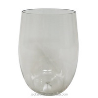 Verre à vin sans pied en acrylique JACK WORTH 16 OZ, capacité de 500 ml, durable et résistant aux chocs, pour les fêtes