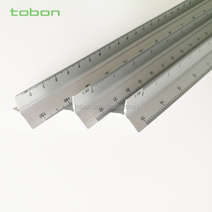 Righello triangolare in alluminio da 30 cm per ingegneri - Product Image 4