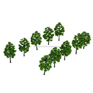 Mô hình kiến ​​trúc thu nhỏ 10 miếng Cao 9 cm Mô hình cây cảnh Bố trí đường sắt Cảnh quan sân vườn Phong cảnh - Product Image 2