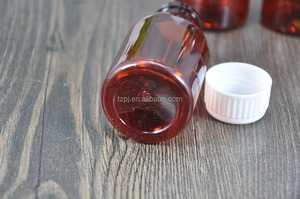 50 ml Ronda Ámbar ámbar PET plástico Botella de Jarabe Para La <span class=keywords><strong>Tos</strong></span> - Product Image 5