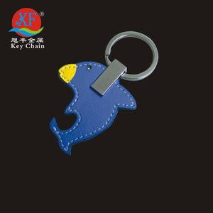 Porte-clés en cuir personnalisé en 3D, mignons bijoux de brouillard, girafe, dessin animé, vente en gros, - Product Image 5