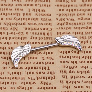 Ange Ailes Piercing Mamelon Anneau mamelon bijoux expander - Product Image 5