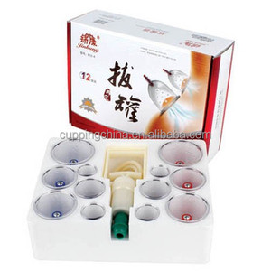 Tradisional Cina Bekam Vacuum Bekam Set 12 Piala dengan Guasha Terapi Bekam - Product Image 3