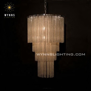 Atlantis Tassel Chaîne Lustre Pendentif Éclairage Haut de Gamme Haut Niveau DALI LED <span class=keywords><strong>Suspension</strong></span> Lumières Plafond <span class=keywords><strong>Suspension</strong></span> Lampe - Product Image 3