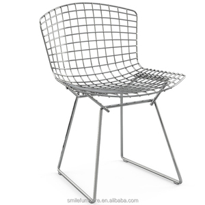 Por encargo al aire libre replica Bertoia alambre de metal silla con malla - Product Image 2