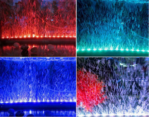 Lumière LED d'aquarium à bulles d'air colorées RGB à distance, <span class=keywords><strong>lampe</strong></span> pour aquarium de poissons, <span class=keywords><strong>corail</strong></span> - Product Image 3