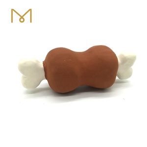 Nuovo produttore di prodotti in lattice di gomma naturale a forma di carne cigolante cane da masticare giocattoli per animali domestici per cani di piccola taglia - Product Image 5
