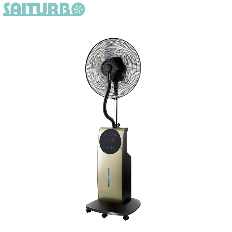 Ventilador de piso digital interior com controle remoto