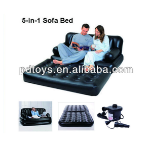 Phthalate Free Modern Deluxe Durable Inflatable 5 in 1 <strong>Sofa</strong> <strong>Bed</strong> for Hotels Living Rooms <strong>Outdoor</strong> &amp; Mall Use - Product Image 5