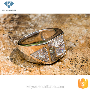 Común 925 popas de porcelana de plata cz anillos de boda <span class=keywords><strong>catálogo</strong></span>, señor de los anillos - Product Image 2