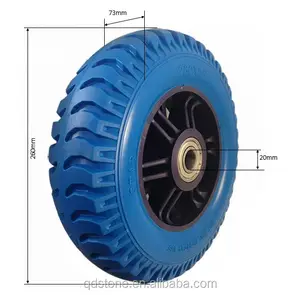 8นิ้วPUรถเข็นเครื่องมือล้อ2.50-4รถเข็นเรือล้อยางPu CE/SGS/BSCI