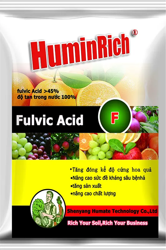 Huminrich Tỷ lệ tốt nhất nhà sản xuất nổi tiếng của Fluvoic Acid các công ty phân bón