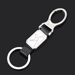 Nhà Máy Bán Buôn Tùy Chỉnh PU Da Keychain & Carabiner Dập Nổi Logo Quà Tặng Khuyến Mãi Vòng Chìa Khóa Cho Xe Cho Chủ Xe - Product Image 5