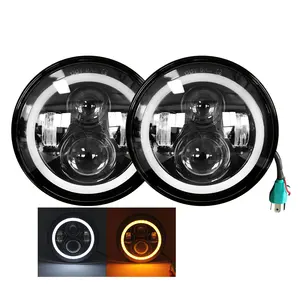 LED koplampen type 4x4 auto-accessoires 7 inch ronde LED koplamp