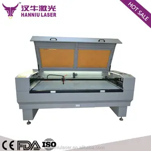Китай поставщик одежды текстильной ткани co2 лазерная резка машина с система управления РД LK-1810